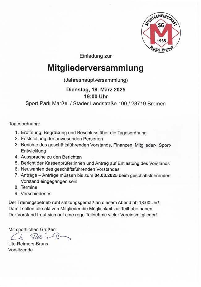 Einladung Mitgliederversammlung2025